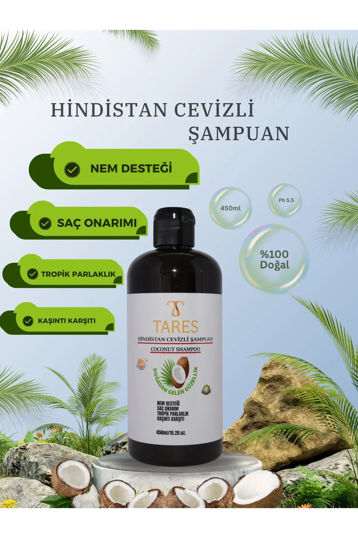 Hindistan Cevizli Şampuan