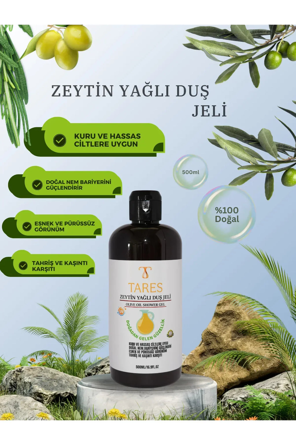Zeytinyağlı Duş Jeli