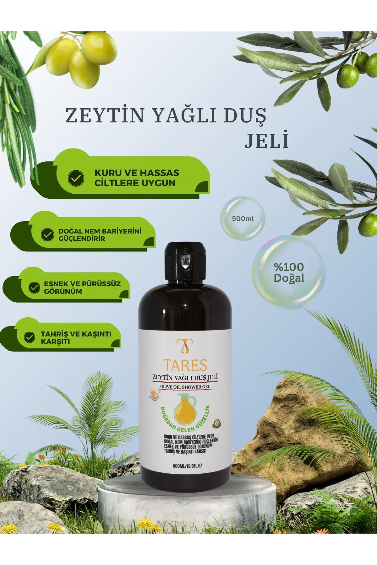 Zeytinyağlı Duş Jeli