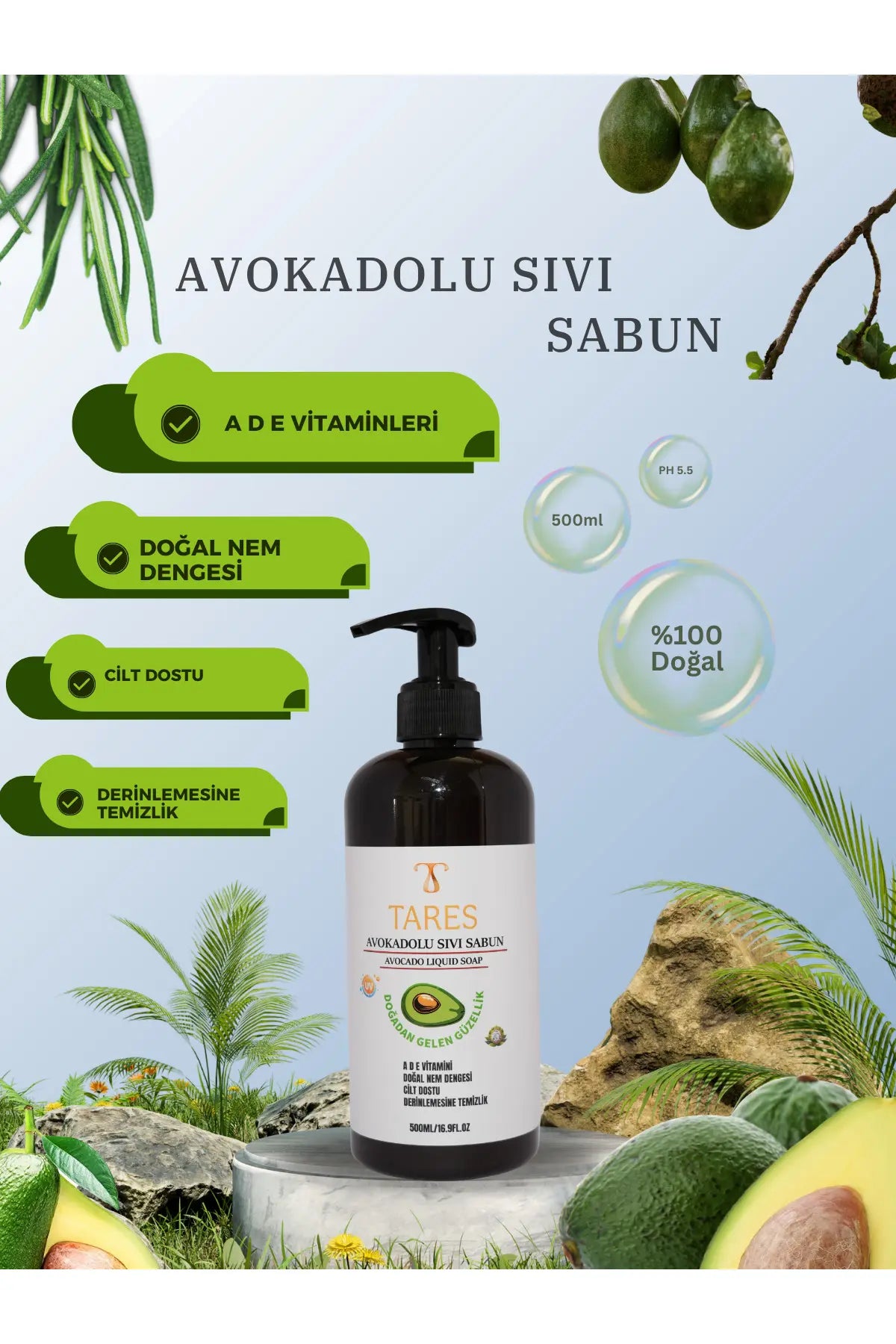 Avokadolu Sıvı Sabun